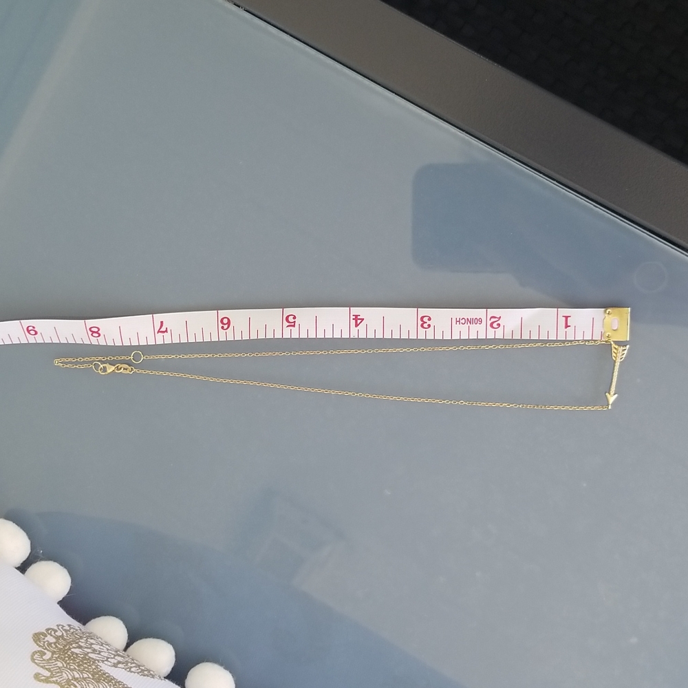 Sparkling 14kt & Diamond necklace - Picture 7 of 10